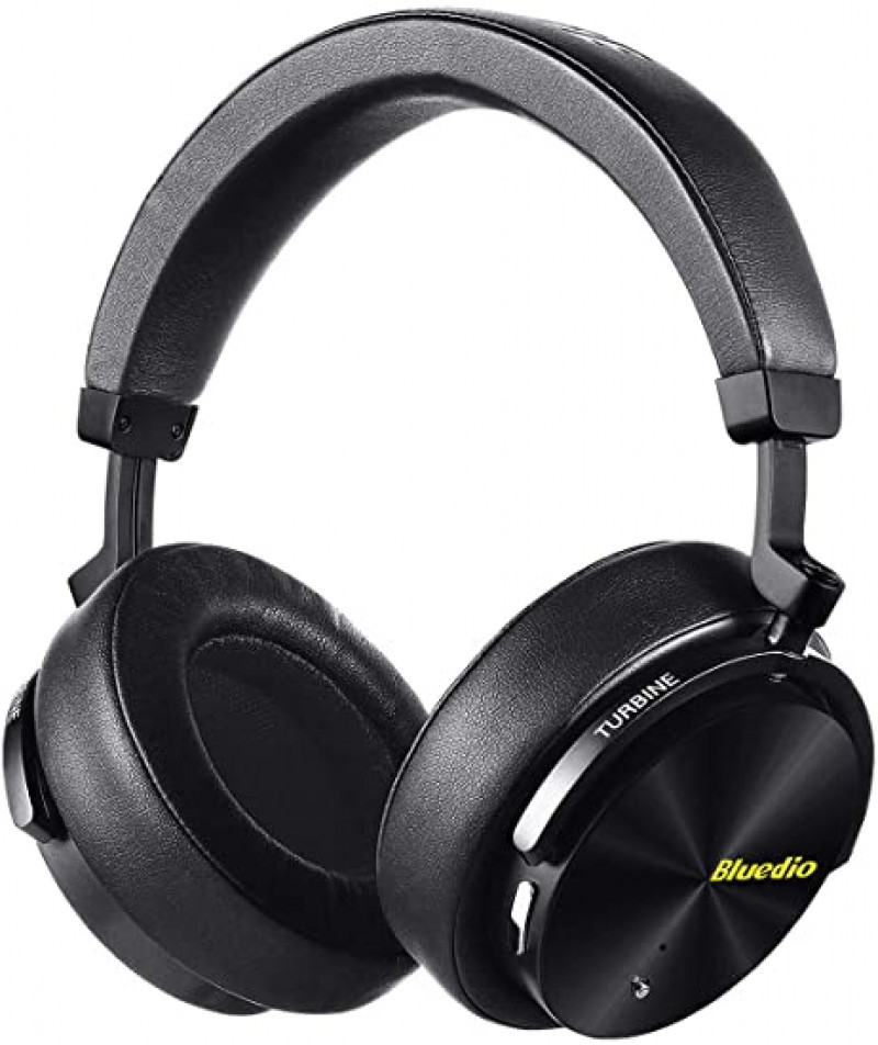 Bluedio T5 Active Noise Cancelling Headphones Over Ear Wireless Bluetooth Headphones With Mic Portable Stereo Headsets