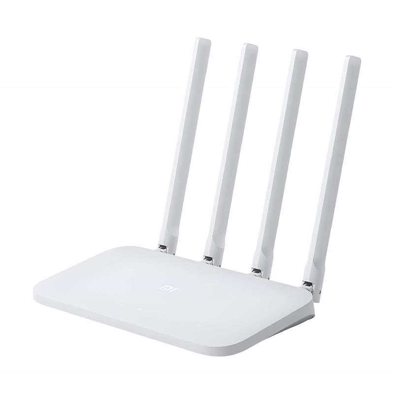 Mi Router 4C (White), 300 Mbps With 4 High-Performance Antenna & App Control