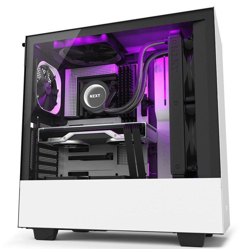 NZXT H510I-W1 Compact ATX Mid-Tower Gaming PC Case