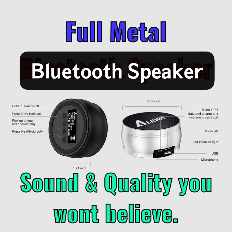 Alewa Tws Bluetooth Speaker Al-S1