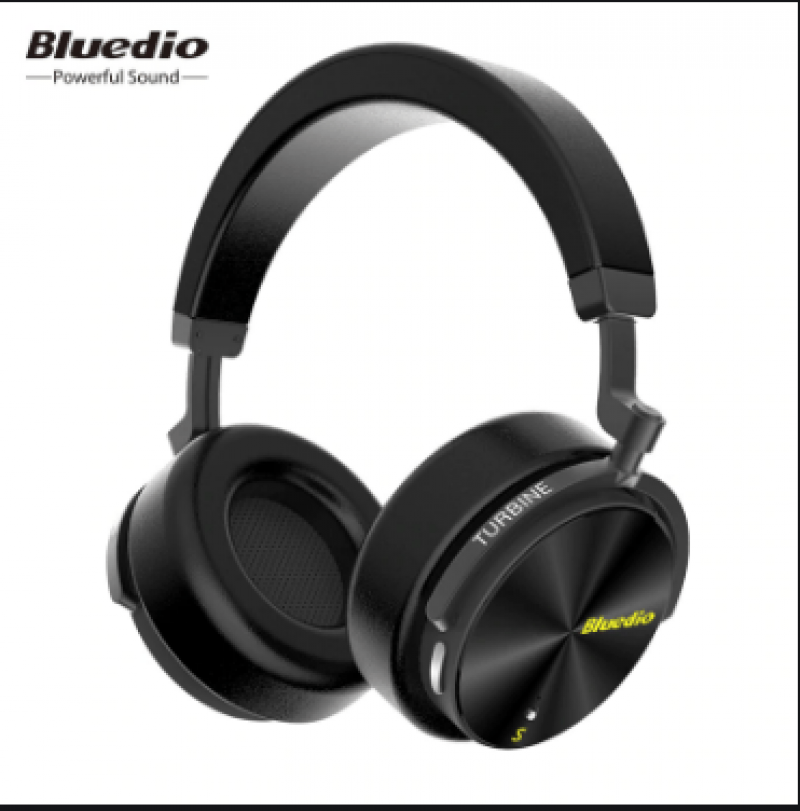 Bluedio T5 Active Noise Cancelling Headphones Over Ear Wireless Bluetooth Headphones With Mic Portable Stereo Headsets
