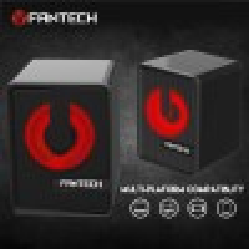 Fantech GS203 Computer Speaker Mini RGB Lighting Speaker HIFI Subwoofer Speaker For Laptop Desktop Computer