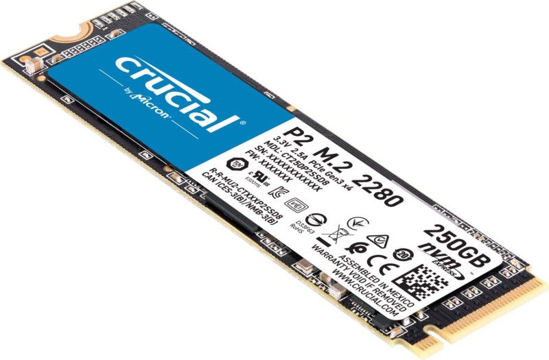Crucial P2 250GB PCIe M.2 2280 SSD