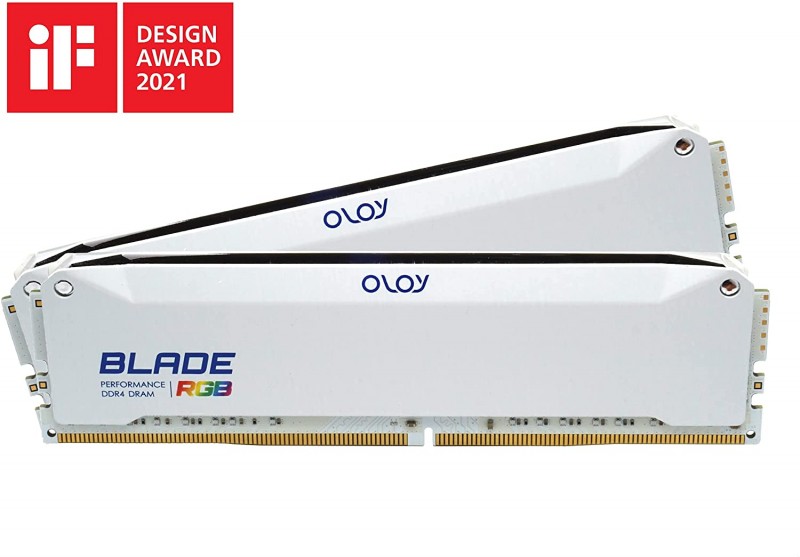 OLOy DDR4 RAM 16GB (2x8GB) Blade Aura Sync RGB 3600 MHz CL18 1.35V 288-Pin Desktop Gaming UDIMM