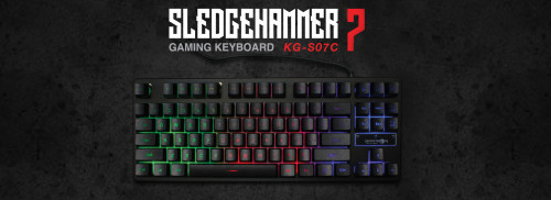 Imperion SledgeHammer 7 Semi Mechanical 87 Key Gaming Keyboard 19 Anti Ghosting Keys