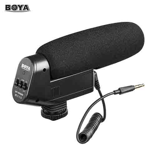 Boya BY-VM600 Cardioid Directional Condenser Microphone Mic For Canon Sony Nikon Pentax DSLR Camera
