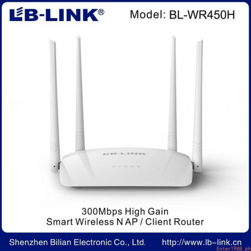 LB-LINK BL-WR450H Wireless N AP/Client Router 2.4GHz 300Mbps