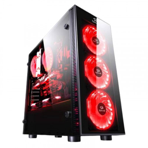 Redragon GC-601 SIDESWIPE GAMING PC CASE | Tempered Glass | 3 X 120mm Fan Included