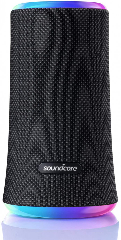 Anker Soundcore Flare 2 Bluetooth Speaker, With Ipx7 Waterproof Protection And 360° Sound For Backyard And Beach Party, 20w Wireless Speaker With Partycast, Eq Adjustment, And 12-hour Playtime, Black