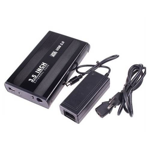 3.5 Inch USB 2.0 HDD SATA Hard Disk Drive Enclosure Case Box