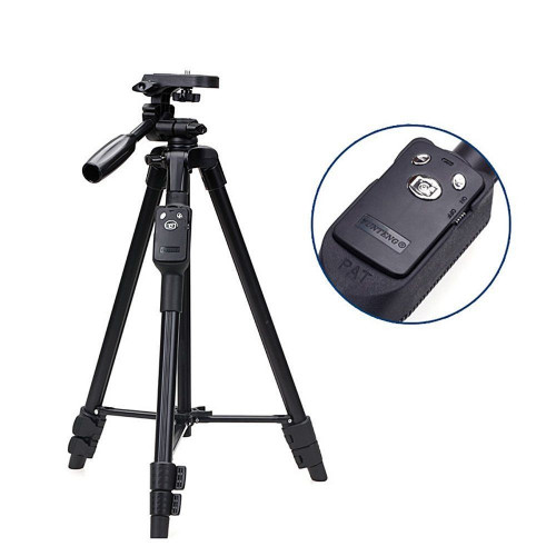 Yunteng 5208 Aluminum Light Weight Tripod With Bluetooth Remote For Smartphone