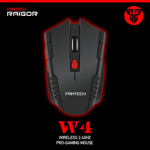 Fantech W4 6 Buttons Optical Gaming Wireless Mouse