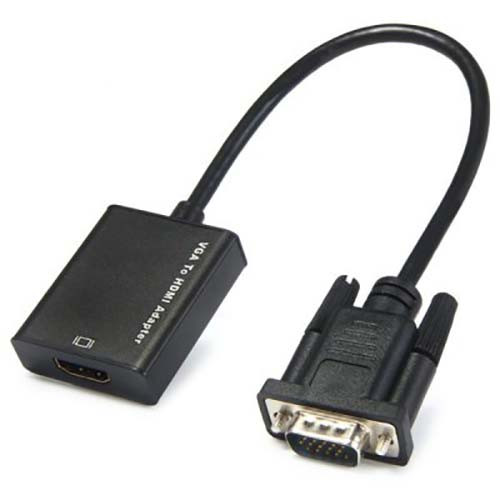 VGA To HDMI Converter Cable Adapter With Audio 1080P