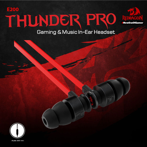 Redragon Thunder Pro E200 Gaming & Music Earbuds